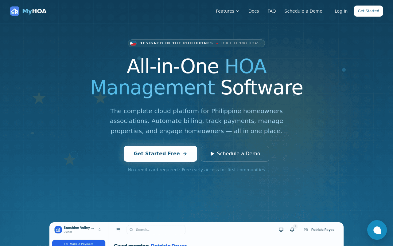 MyHOA.ph screenshot