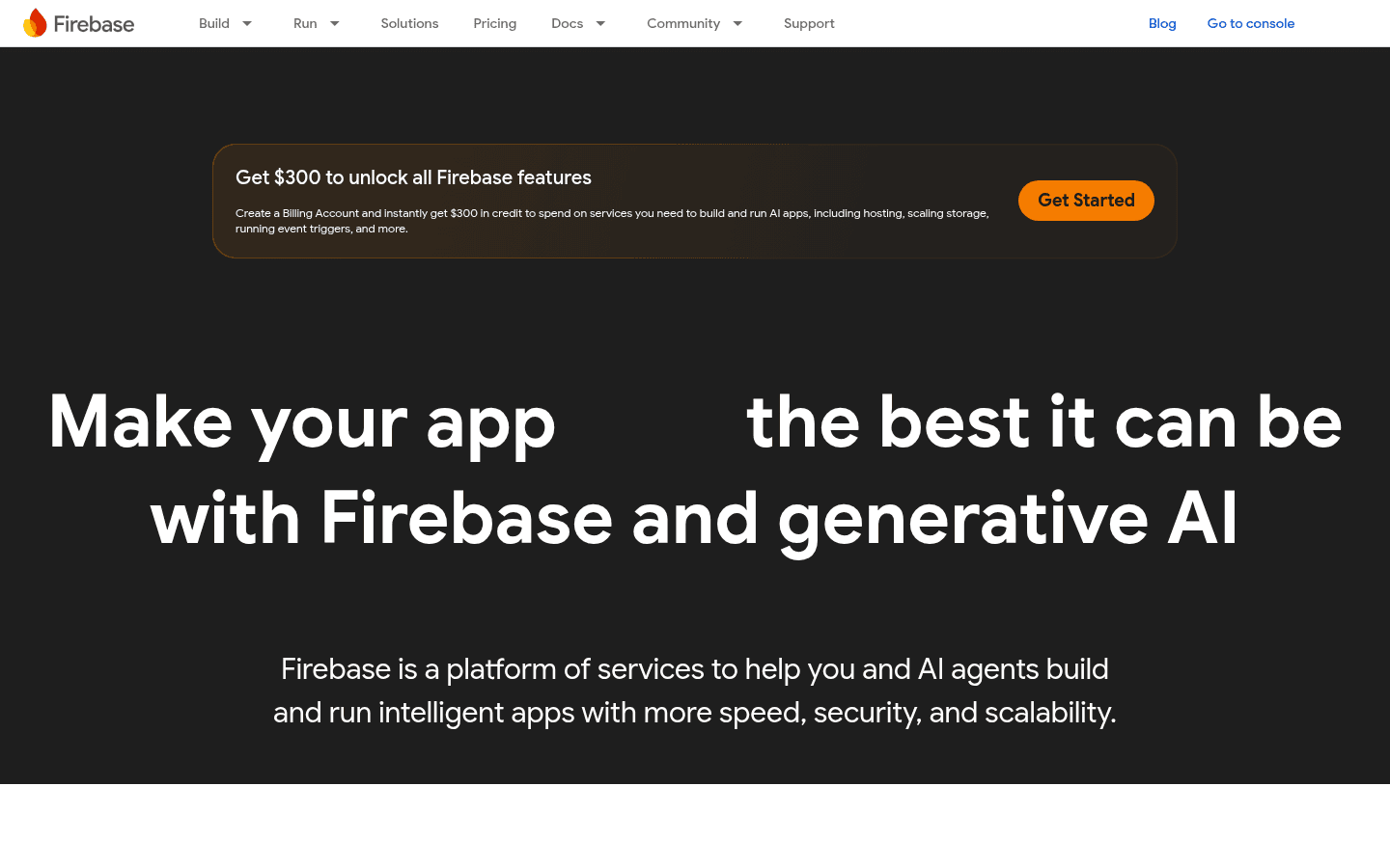 Firebase official website
